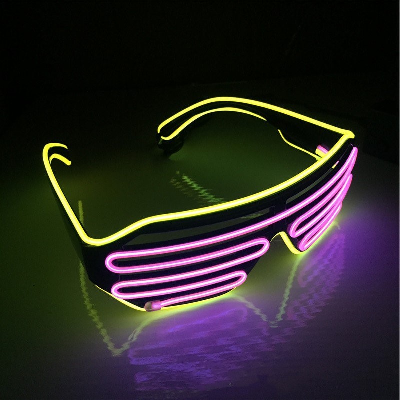 LED bi-color luminous blinds decorative glasses