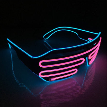 LED bi-color luminous blinds decorative glasses