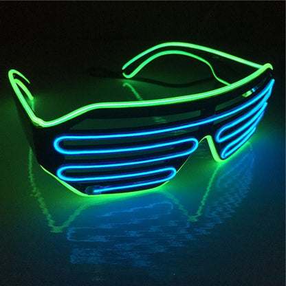 LED bi-color luminous blinds decorative glasses