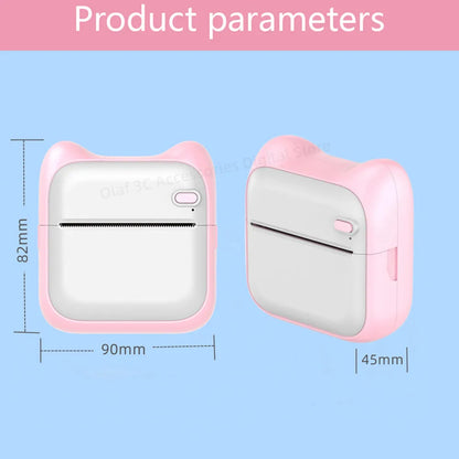 Mini Printer Thermal Portable Label Printers Stickers Bluetooth Inkless impressora portatil For Mobile Phone 57mm Sticker Paper