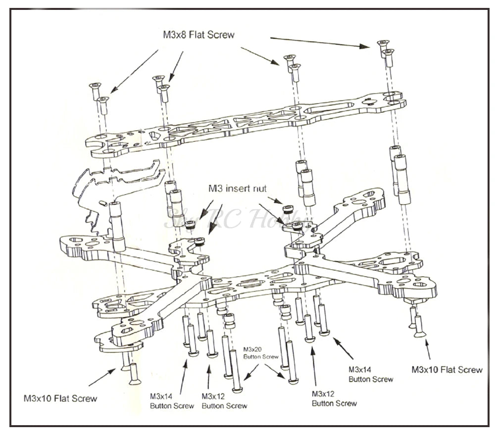 Mark4 Mark 5inch 225mm 6inch 260mm 7inch 295mm 8inch 375mm 10inch 473mm Quadcopter Frame 5" 6" 7" FPV Freestyle RC Racing Drone