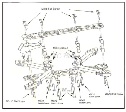 Mark4 Mark 5inch 225mm 6inch 260mm 7inch 295mm 8inch 375mm 10inch 473mm Quadcopter Frame 5" 6" 7" FPV Freestyle RC Racing Drone